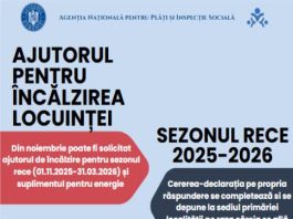 Au început înscrierile pentru ajutorul la energie și încălzire